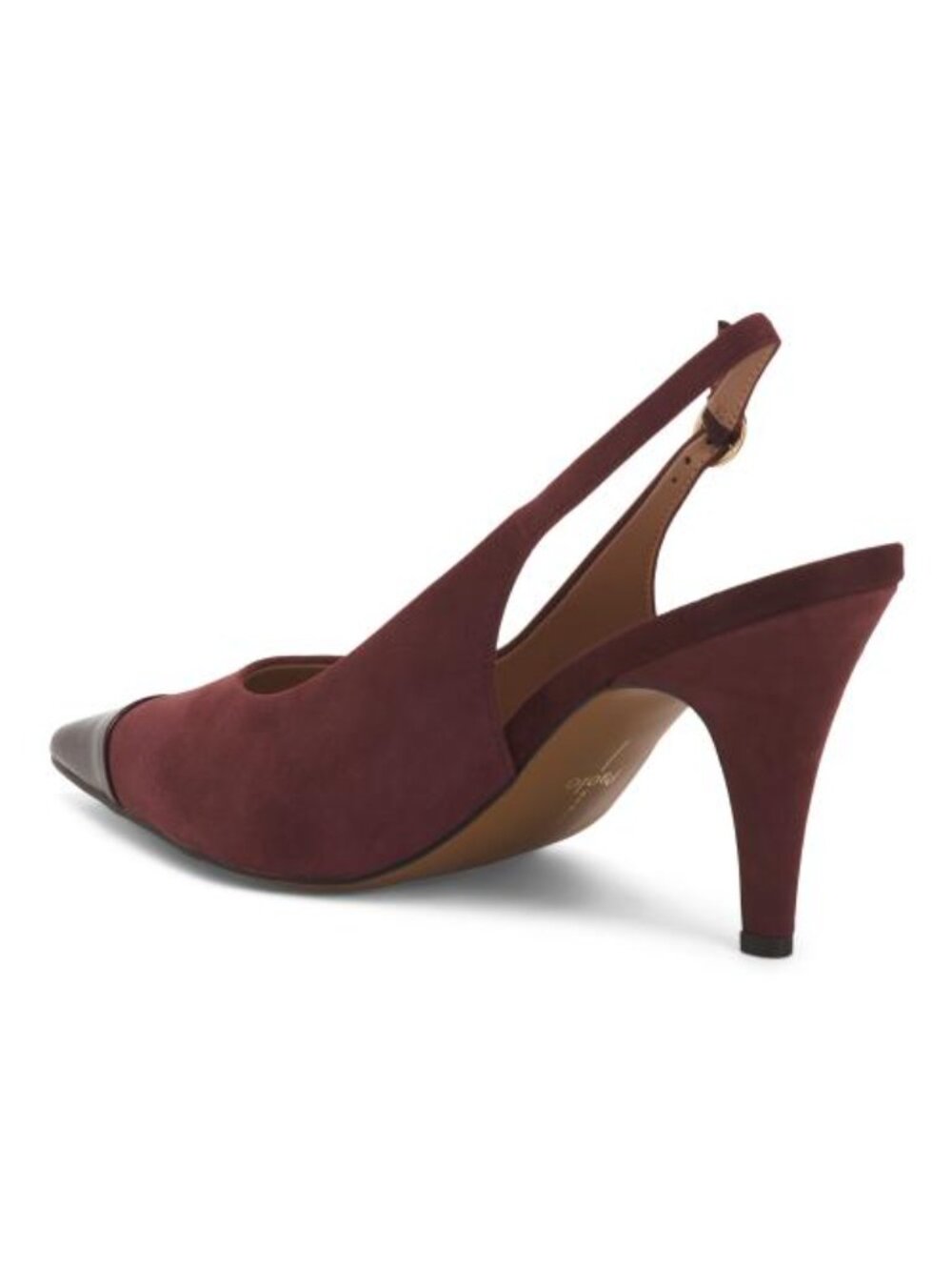 LINEA PAOLO Suede Niyka Slingback Pumps - Picture 2 of 4
